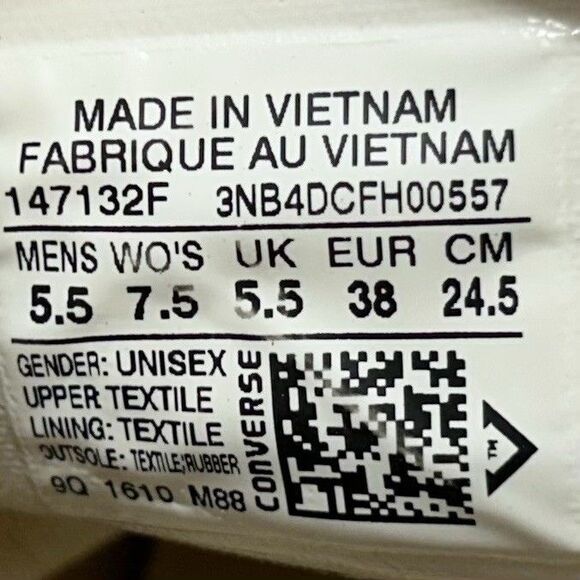 Converse Chuck Taylor All Star High Top 147132F Women’s Sz 7.5 Pink Skate Shoes - Picture 12 of 12